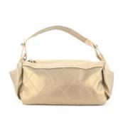 Chanel Vintage Förägda canvasväskor - Mycket gott skick Beige, Unisex