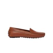 Scarosso Ashley Loafers - Handgjorda italienska läderskor Brown, Dam