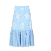 Pennyblack Midi Skirts Blue, Dam
