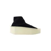 Yohji Yamamoto Pre-owned Pre-owned Tyg sneakers Black, Dam