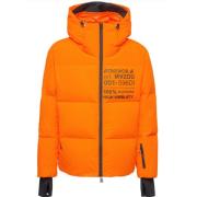 Moncler Orange Nylon Ripstop Jackor Orange, Herr