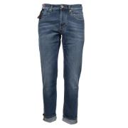 Siviglia Jeans i bomullsblandning med 5 fickor och normal passform Blu...