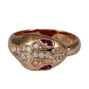 Bvlgari Vintage Pre-owned Roséguld ringar Yellow, Dam