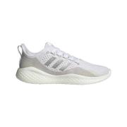 Adidas Bekväma textil sneakers White, Dam