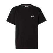 Gcds Bomull Logo T-shirt Black, Herr