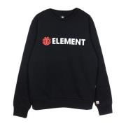 Element Blazin Crew Sweatshirt Black, Herr