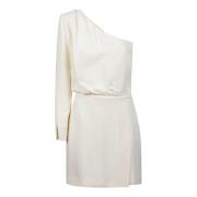 Federica Tosi One-Shoulder Mini Dress White, Dam