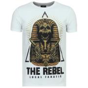 Local Fanatic Rebel Pharaoh Rhinestones - Exklusiv T-shirt Herr - 6322...