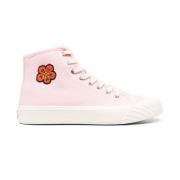 Kenzo Rosa Boke Flower High-Top Sneakers Pink, Dam