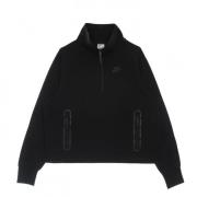 Nike Sportswear Tech Fleece 1/4-Zip Top Black, Dam
