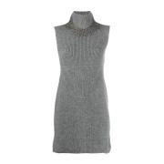 Ermanno Scervino Short Dresses Gray, Dam