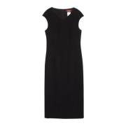 Max Mara Studio Ulla Slim Klänning Black, Dam