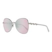 Swarovski Silver Women Sunglasses Gray, Dam