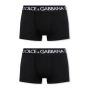 Dolce & Gabbana Märkesboxers 2-pack Black, Herr