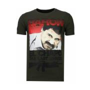 Local Fanatic Cocaine Cowboy Baron - Herr T-shirt - 13-6218K Green, He...