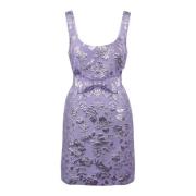 P.a.r.o.s.h. Phillys Mini Dress Purple, Dam