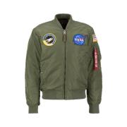 Alpha Industries Nasa Ma-1 VF Flygjacka Green, Herr