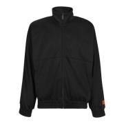 Heron Preston Logo-Stripe Dragkedja Track Jacket Black, Herr