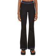 Alexander McQueen Icon Logo Patch Track Leggings Black, Dam