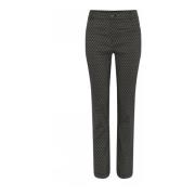C.Ro Slim-fit Trousers Multicolor, Dam