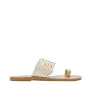 Ancient Greek Sandals Off White Vävda Sandaler - Thalia Kollektionen W...