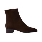 Scarosso Mörkbruna Mocka Ankelboots Brown, Dam