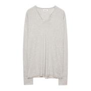 Zadig & Voltaire Kortärmad Henley T-shirt Gray, Herr