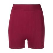 Rick Owens Fuchsia Shorts med hög midja Pink, Dam