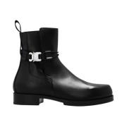 1017 Alyx 9SM Ankle boots with rollercoaster buckle Black, Herr