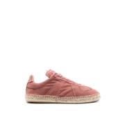 Maison Margiela CO Tyg Espadrilles Sneakers Pink, Dam