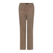 C.Ro Wide Trousers Brown, Dam