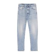 Dondup 800 Klassiska Straight Jeans för Män Blue, Herr