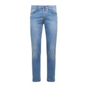 Kiton Indigo Slim-Fit Jeans Blue, Herr