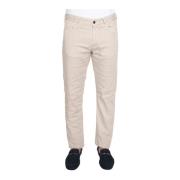 Canali 5 fickbyxor Beige, Herr