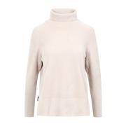 RRD Mjuk Turtlenecktröja för Vinterkomfort Beige, Dam