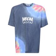 Msgm T-shirts Blue, Herr