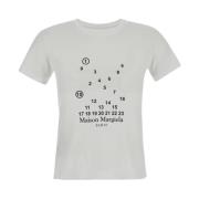 Maison Margiela Logo T-shirt White, Dam