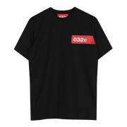 032c T-Shirts Black, Herr