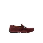 Bally Bekväma Mockasinloafers Red, Herr