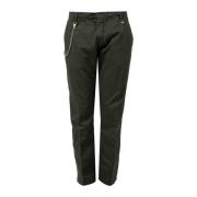 Antony Morato Slim Fit Byxor med Dragkedja och Knappstängning Green, H...