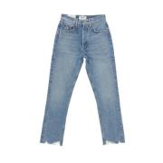 Agolde Riley i Haven High-Waisted Jeans Blue, Dam