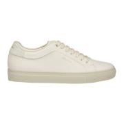 PS By Paul Smith Beige Sneakers Suede Patch White, Herr