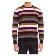 Drumohr Multifärgade Randiga Sweaters Multicolor, Herr