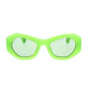 Ambush Geometriska gröna solglasögon med djärv stil Green, Unisex