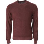 Fay Prune Sweaters - Stiliga och Trendiga Brown, Herr