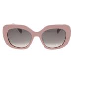 Celine Stiliga solglasögon med 55mm lins Pink, Unisex