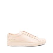 Common Projects Puder Läder Låga Sneakers Pink, Dam