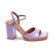 Angel Alarcon High Heel Sandals Purple, Dam