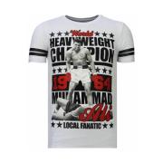 Local Fanatic Greatest Of All Time Ali - Man T shirt - 13-6215W White,...