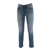 Dondup Slim Fit Jeans Blue, Dam
